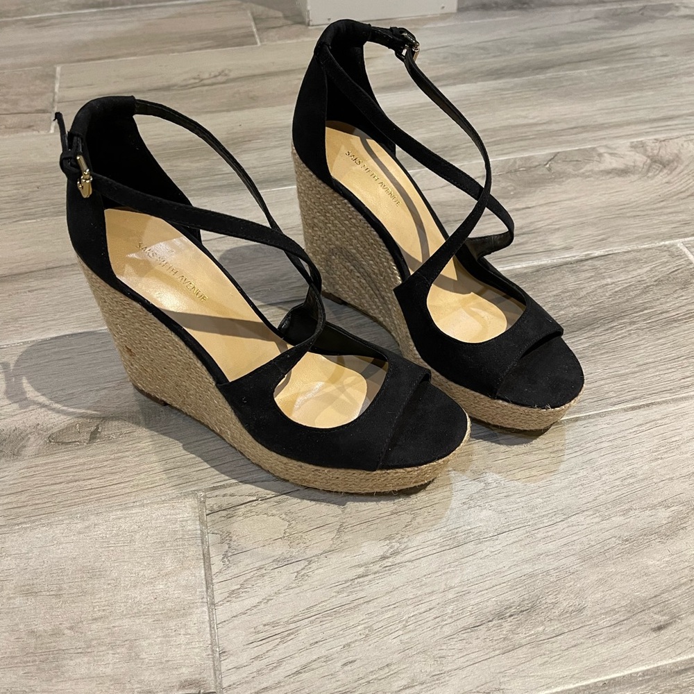 Saks Fifth Avenue Platform wedges